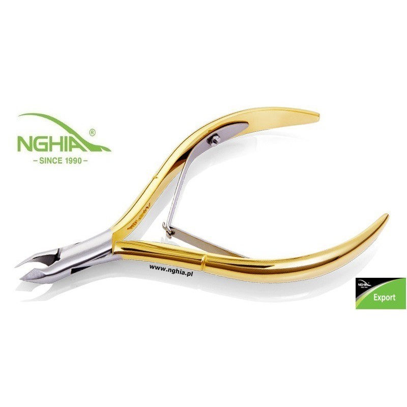 Cążki do skórek NGHIA C-01G złocone Ean: 8936000913526